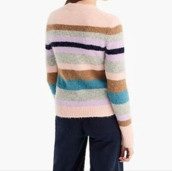 J.Crew Point Sur Women Sweater Multi-Color SzS Alpaca/Merino Wool Blend - Picture 5 of 14